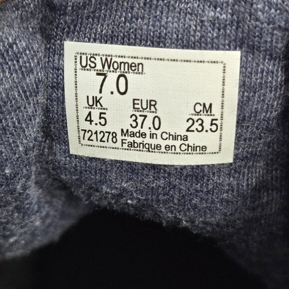 VANS Asian Floral Khaki Suede Leather Lined SK8 MTE Hightop Shoes Women's Size 7 - Picture 9 of 9